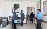 بازدید معاون فنی مرکز بهداشت استان به اتفاق کارشناسان ستادی استان از شبکه بهداشت و درمان درمیان