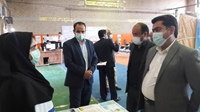 بازدید معاون فنی مرکز بهداشت استان از شبکه بهداشت و درمان طبس